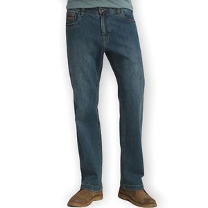 PrAna Denim Men’s 33 x 30 Stone Wash Axiom Organic Cotton Straight Leg Jeans